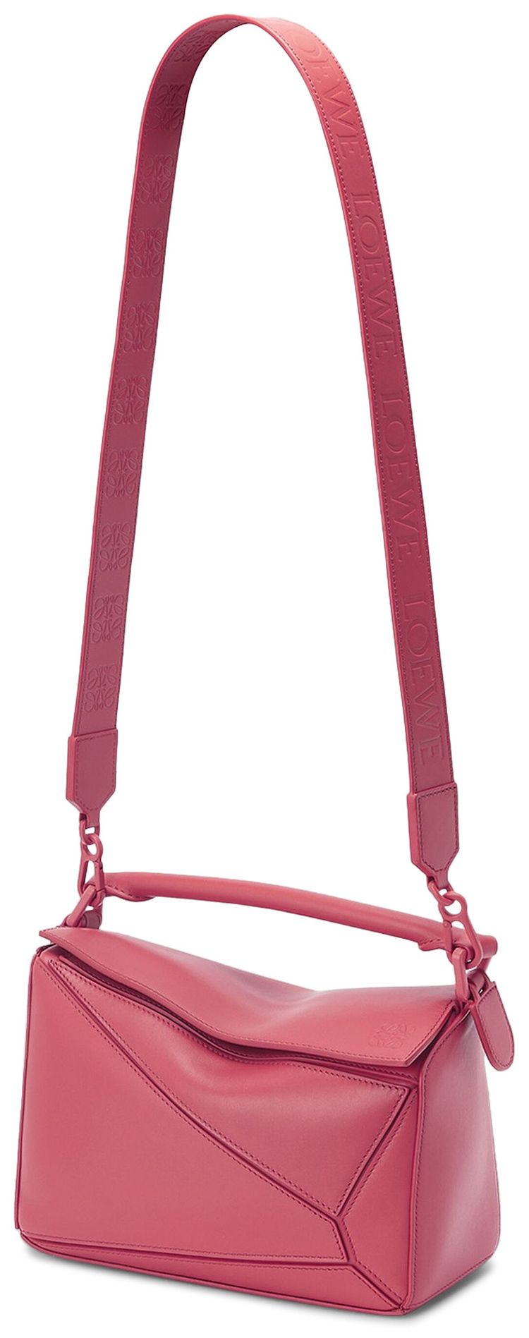 Loewe Puzzle Small Solid Bag Plumrose