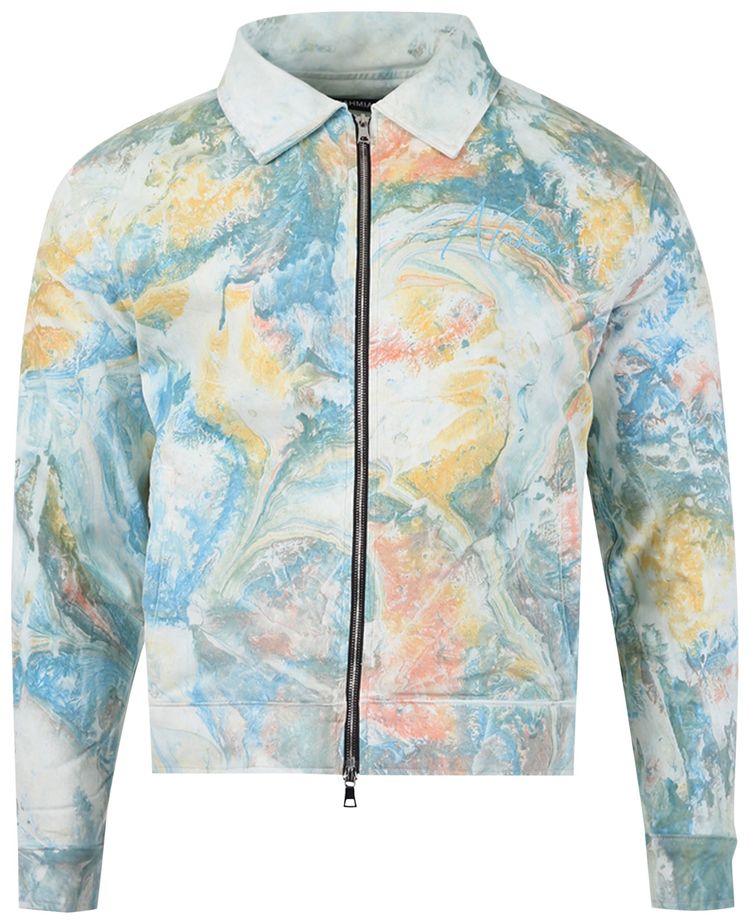 Nahmias Padded Zip Jacket Marble Marble