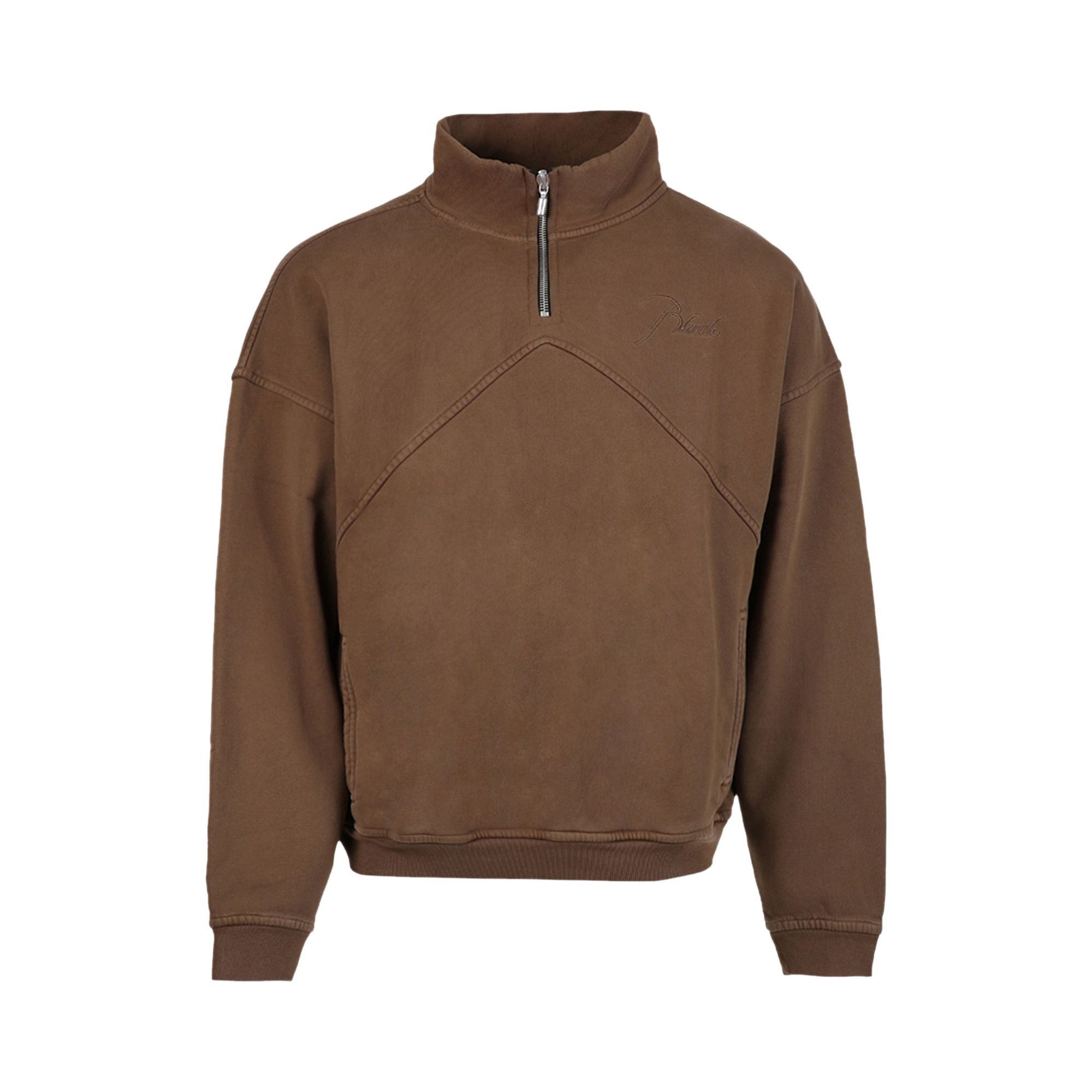 Buy Rhude Quarter Zip 'Brown' - FW22SW06012090 | GOAT