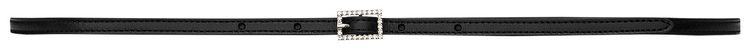 Saint Laurent Rhinestone Buckle Choker BlackPalladium