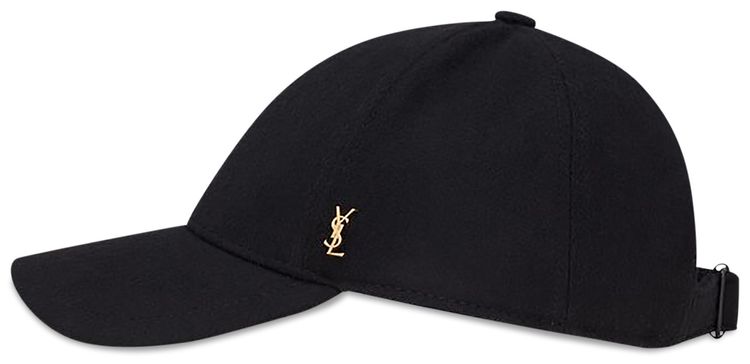 Saint Laurent Baseball Cap Black