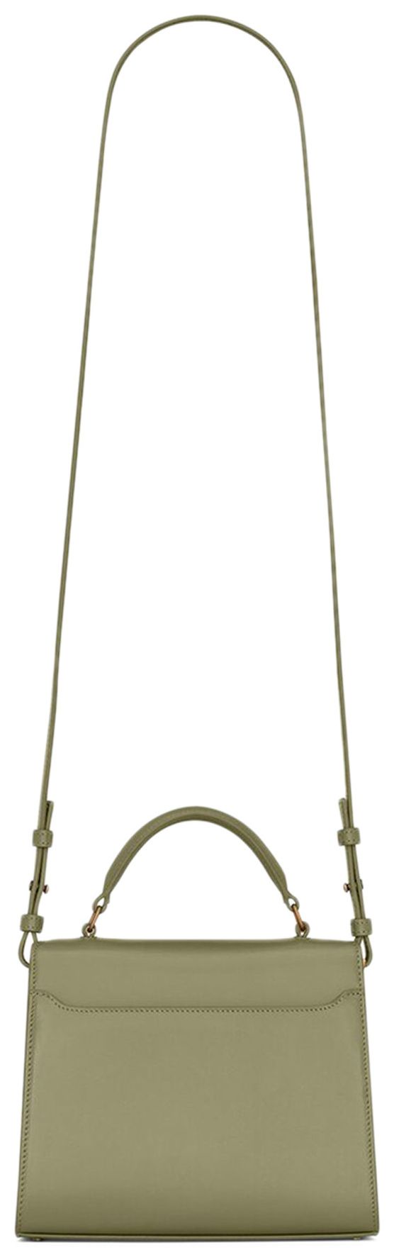 Saint Laurent Cassandra Mini Top Handle Light Sage