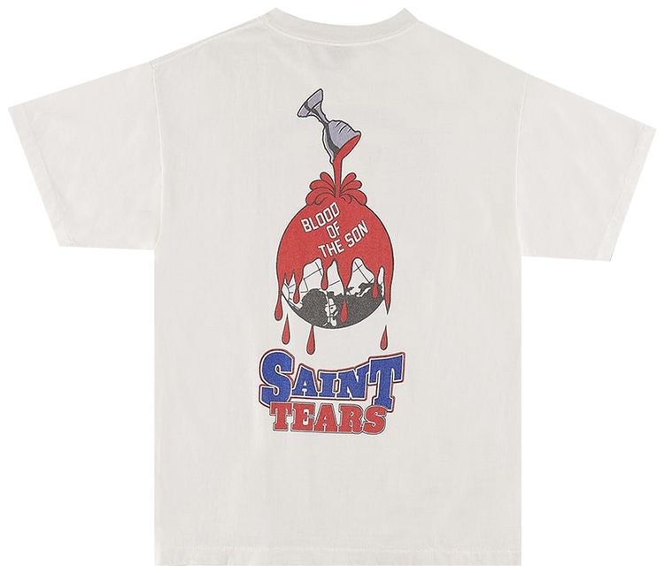 SAINT Mxxxxxx Heart Short Sleeve Tee Black