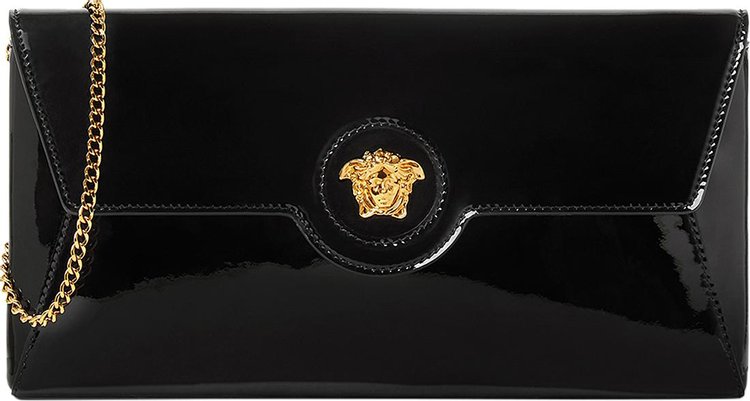 Versace Leather Clutch BlackVersace Gold