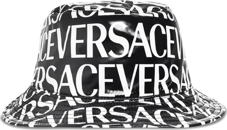 Versace Logo Hat BlackWhite