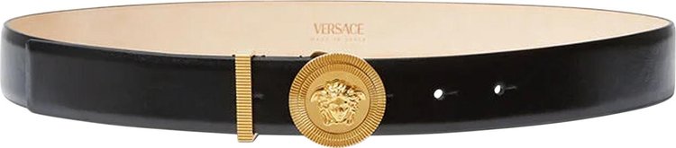 Versace Leather Belt BlackVersace Gold