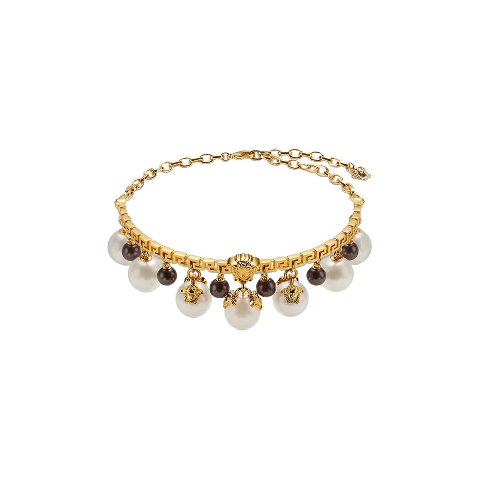 Versace pearl necklace cheap