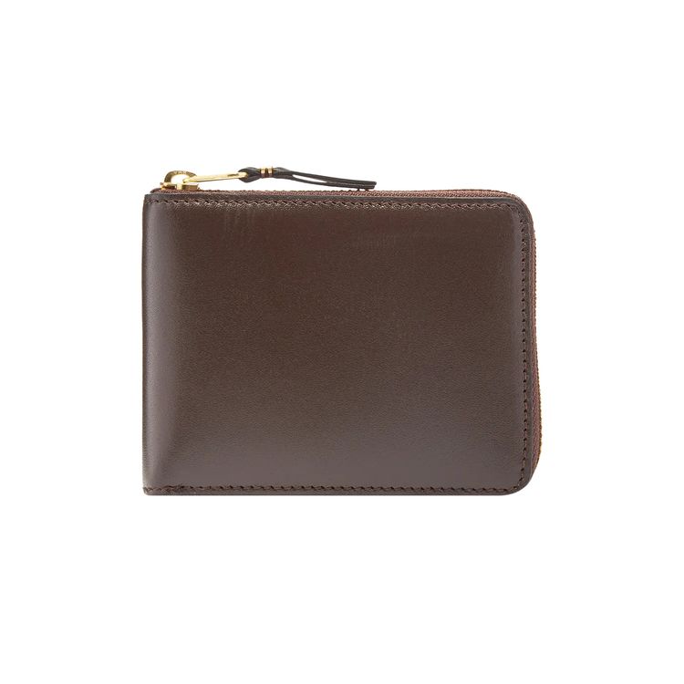Comme des Garcons Wallet Classic Leather Line U Zipper Wallet Brown