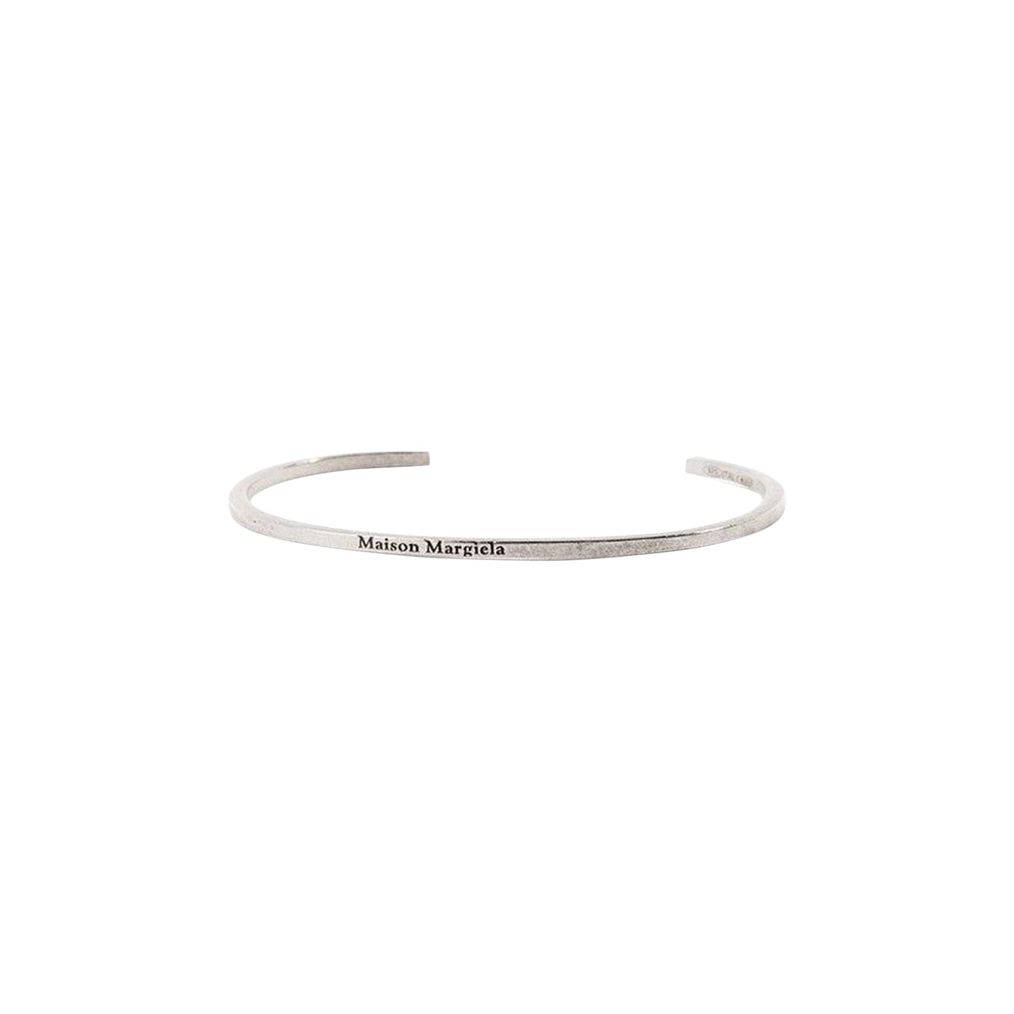 Buy Maison Margiela Logo Bracelet 'Silver' - SM1UY0050