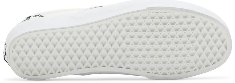 Vans Classic Slip On VLT LX Leather Woven   Red