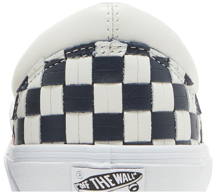 Vans Classic Slip On VLT LX Leather Woven   Red