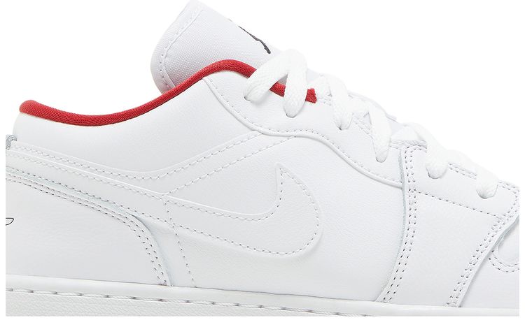 Air Jordan 1 Low GS White Gym Red