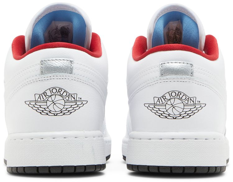 Air Jordan 1 Low GS White Gym Red