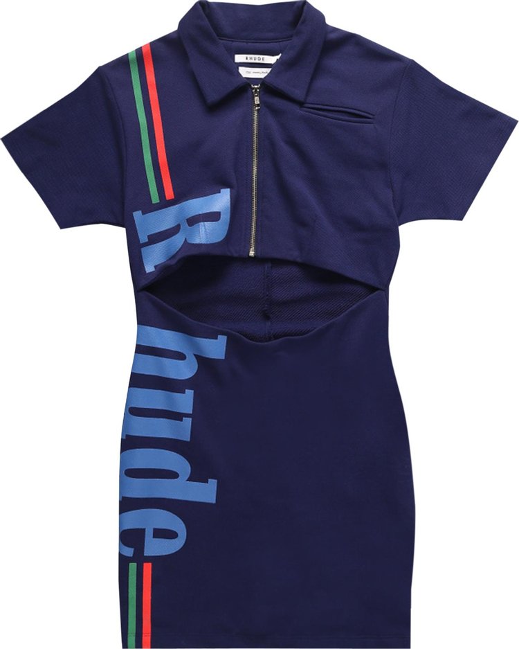 Rhude Polo Dress 'Navy'