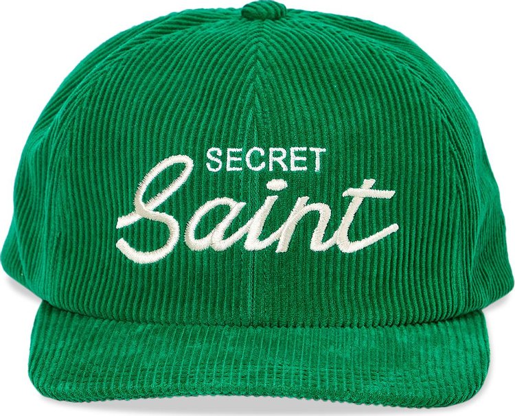 Saint Michael Corduroy Hat Green