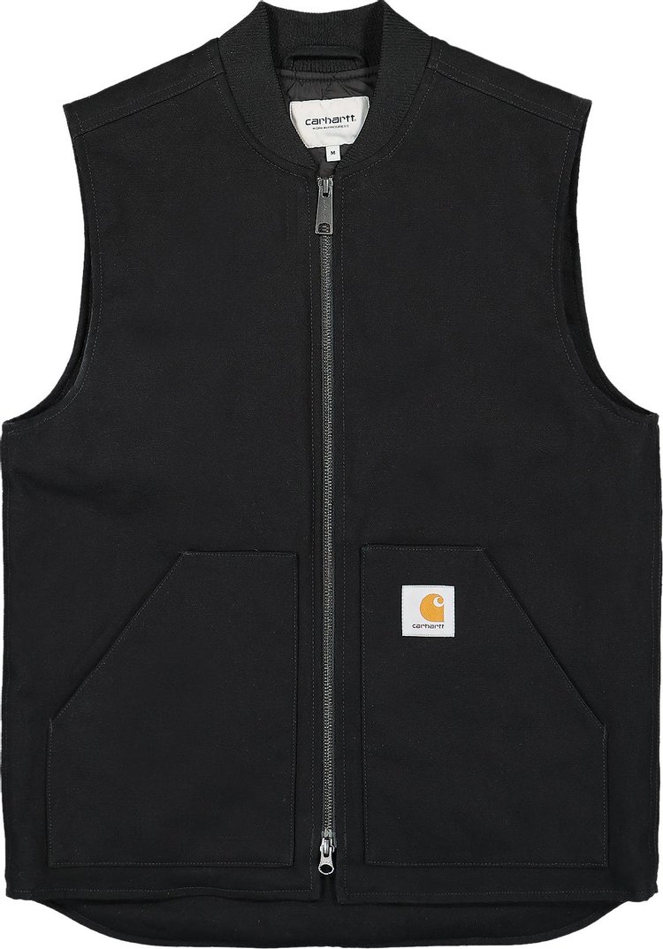 Carhartt WIP Rigid Vest 'Black Rinsed'