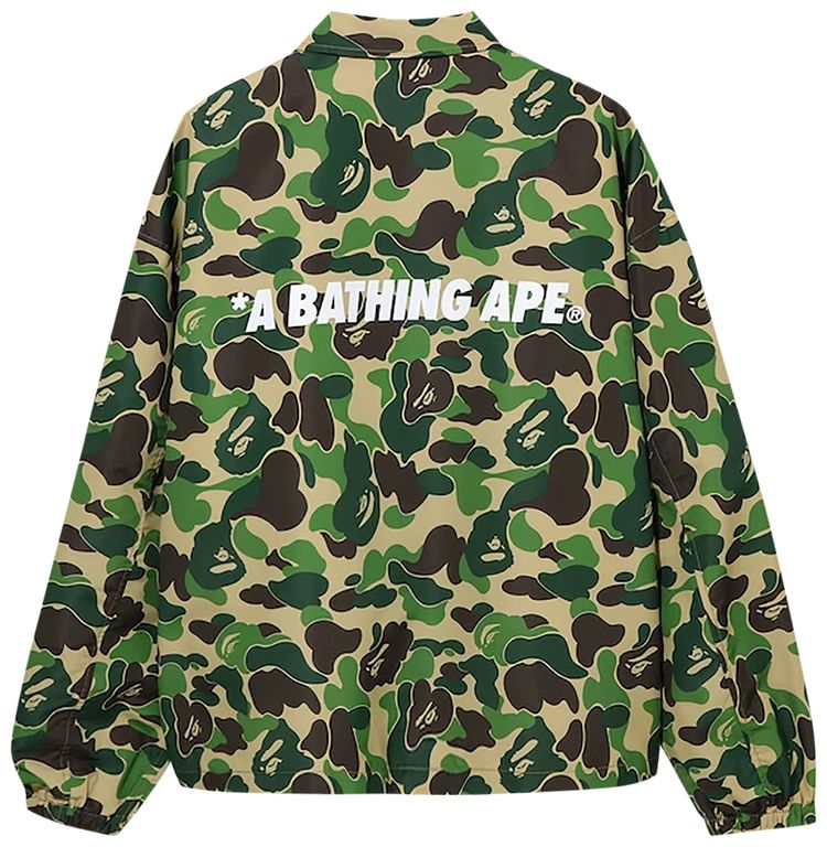 BAPE Abc Relaxed Coach Jacket Green