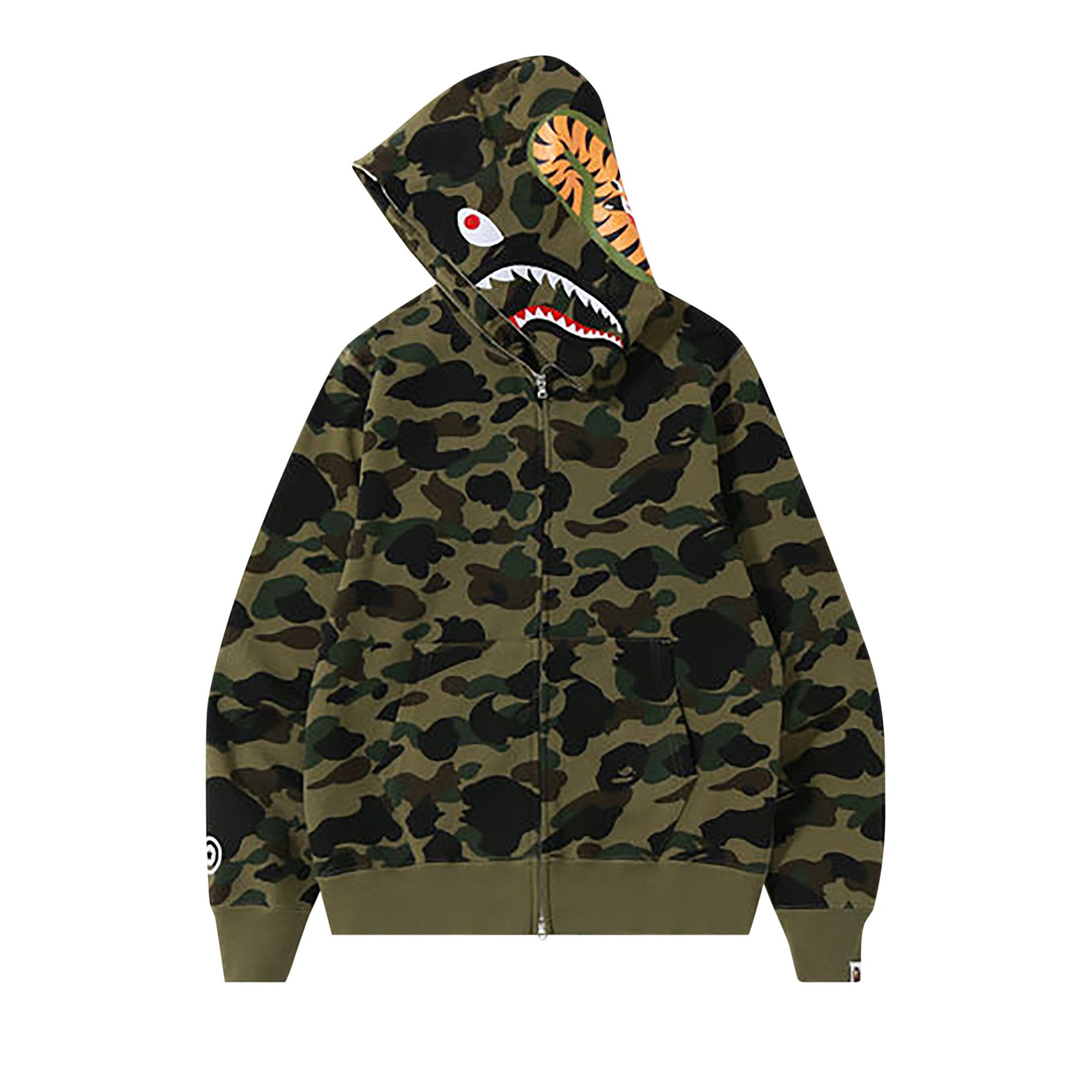 Bape jacket shark camo discount