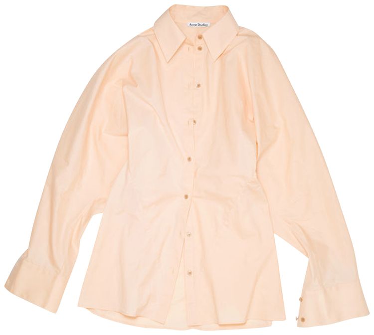 Acne Studios Long Sleeve Shirt Cream Beige