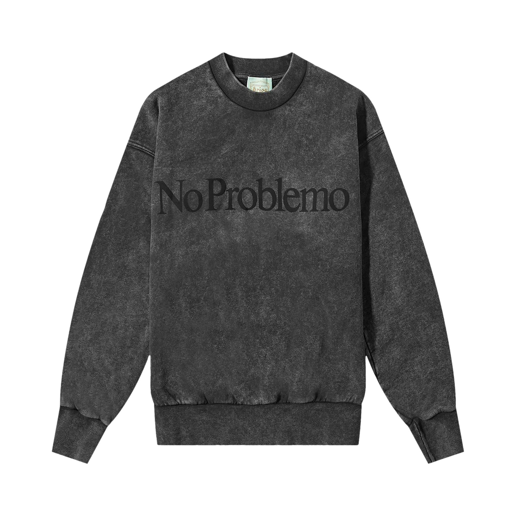 ★ARIES★ Acid No Problem Sweatshirt Black STAR20002BLK STAR Buy Aries No Problemo Acid Sweatshirt 'Black' - SSAR20002