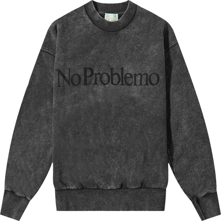 Aries No Problemo Acid Sweatshirt 'Black'