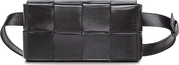 Bottega Veneta Belt Cassette Bag 'Black/Silver'