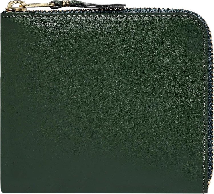 Comme des Garcons Wallet Classic Leather Line L Zipper Wallet Green