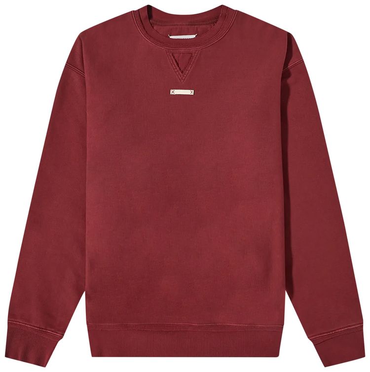Maison Margiela Crewneck Sweatshirt Burgundy