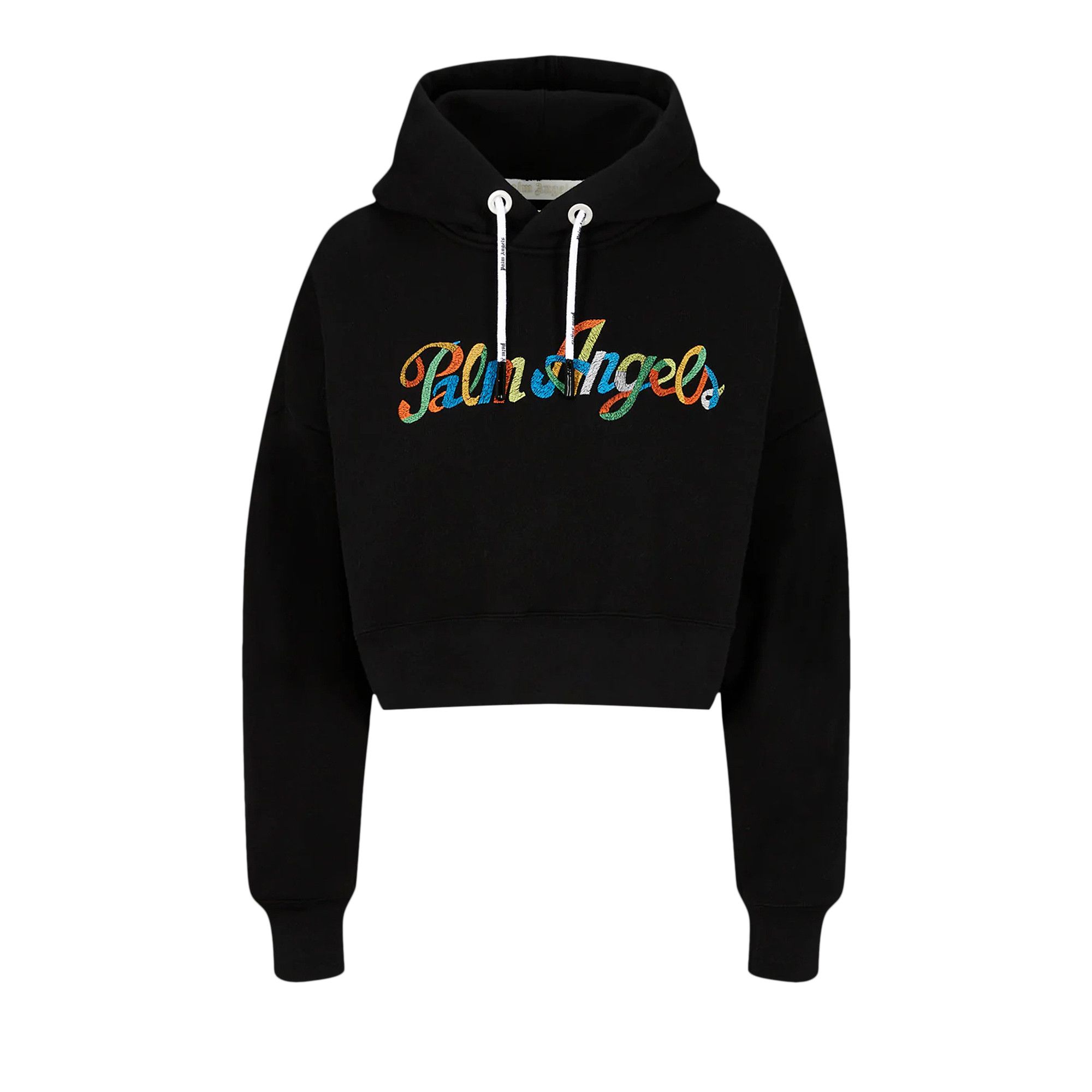 Palm angels deals multicolor logo hoodie