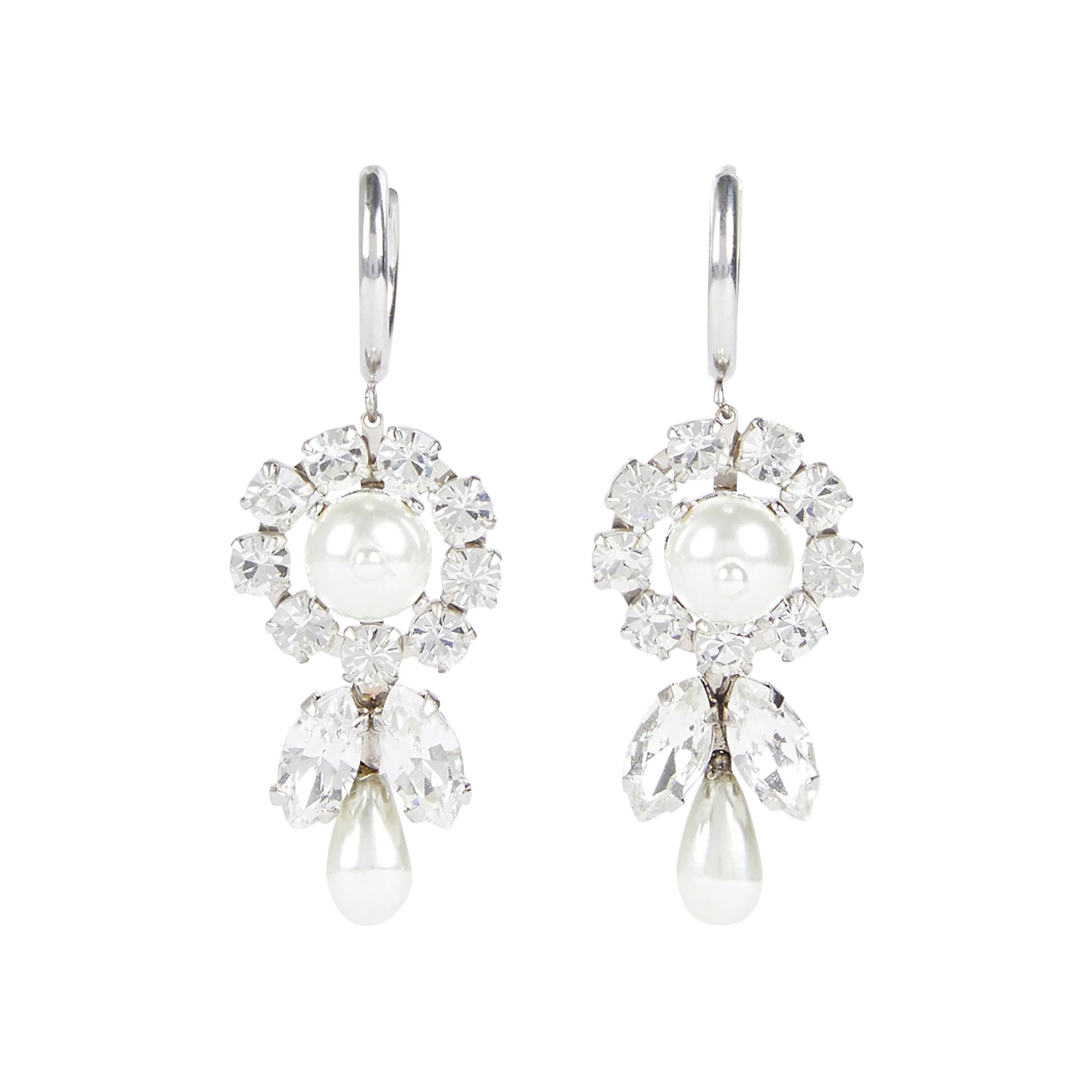 Simone rocha crystal clearance earrings