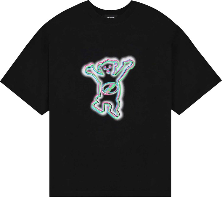 We11done Teddy Print T-Shirt 'Black'