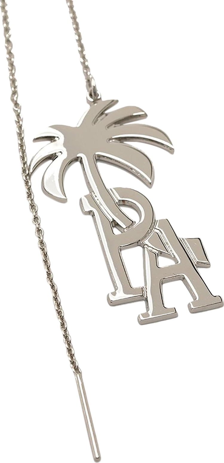 Palm Angels Palm Pendant Earrings Silver