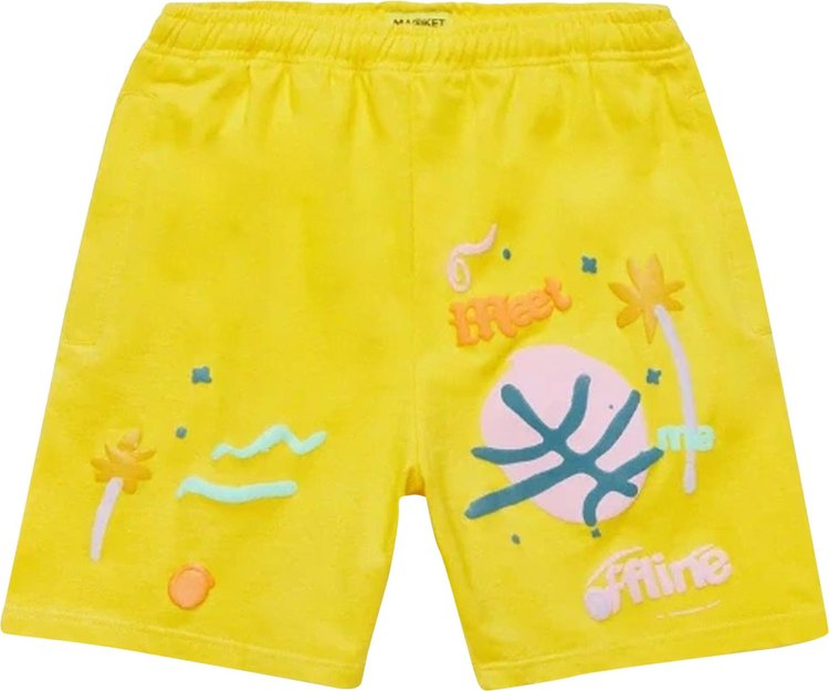 Market Meet Me Offline Shorts Yellow