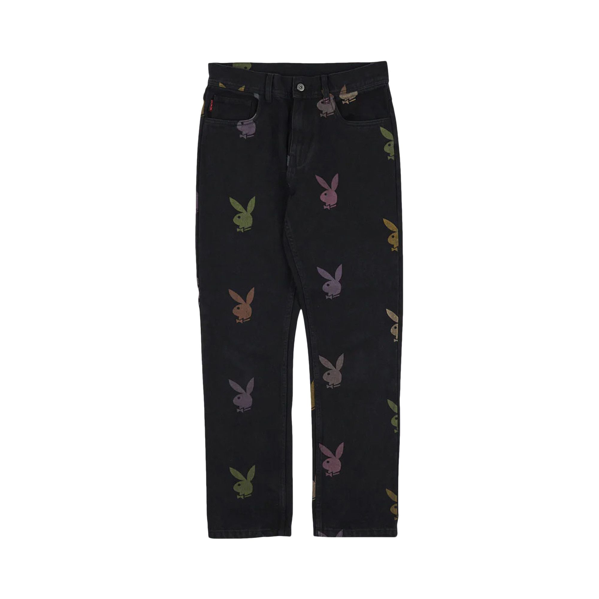 人気の雑貨がズラリ！ Pleasures Buy x P22PB033 - 'Black' Denim Scatter Playboy パンツ