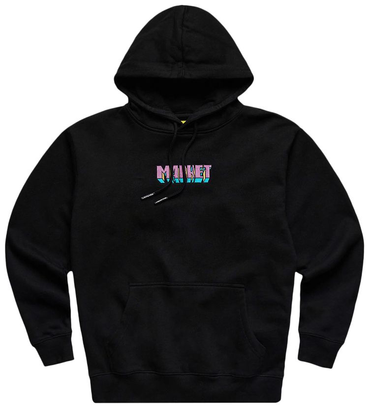 Market Smiley Into The Unknown Hoodie Black