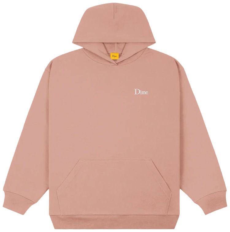 Dime Small Logo Hoodie Old Pink