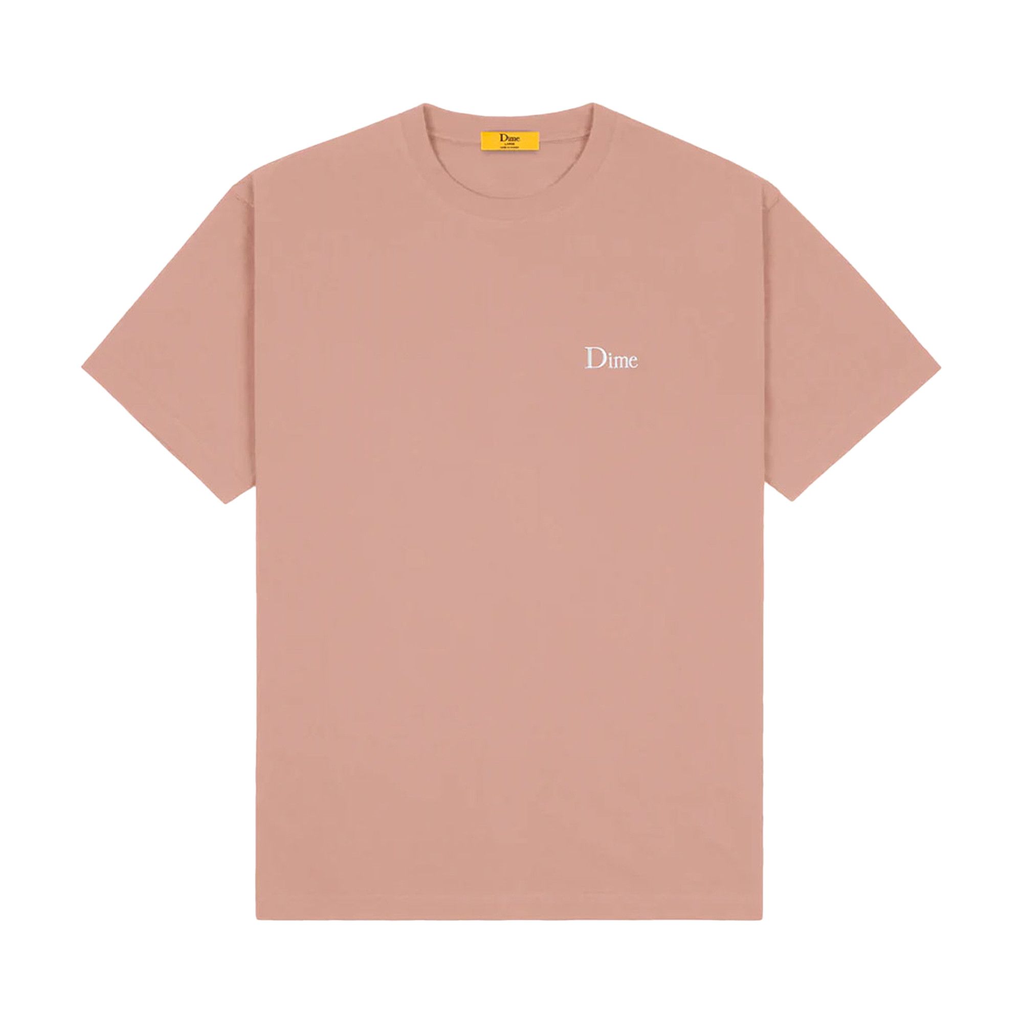 【DIME】 Classic Small Logo T-shirt : Old Pink Buy Dime Small Logo T-Shirt 'Old Pink' - DIMEF27PIN | GOAT