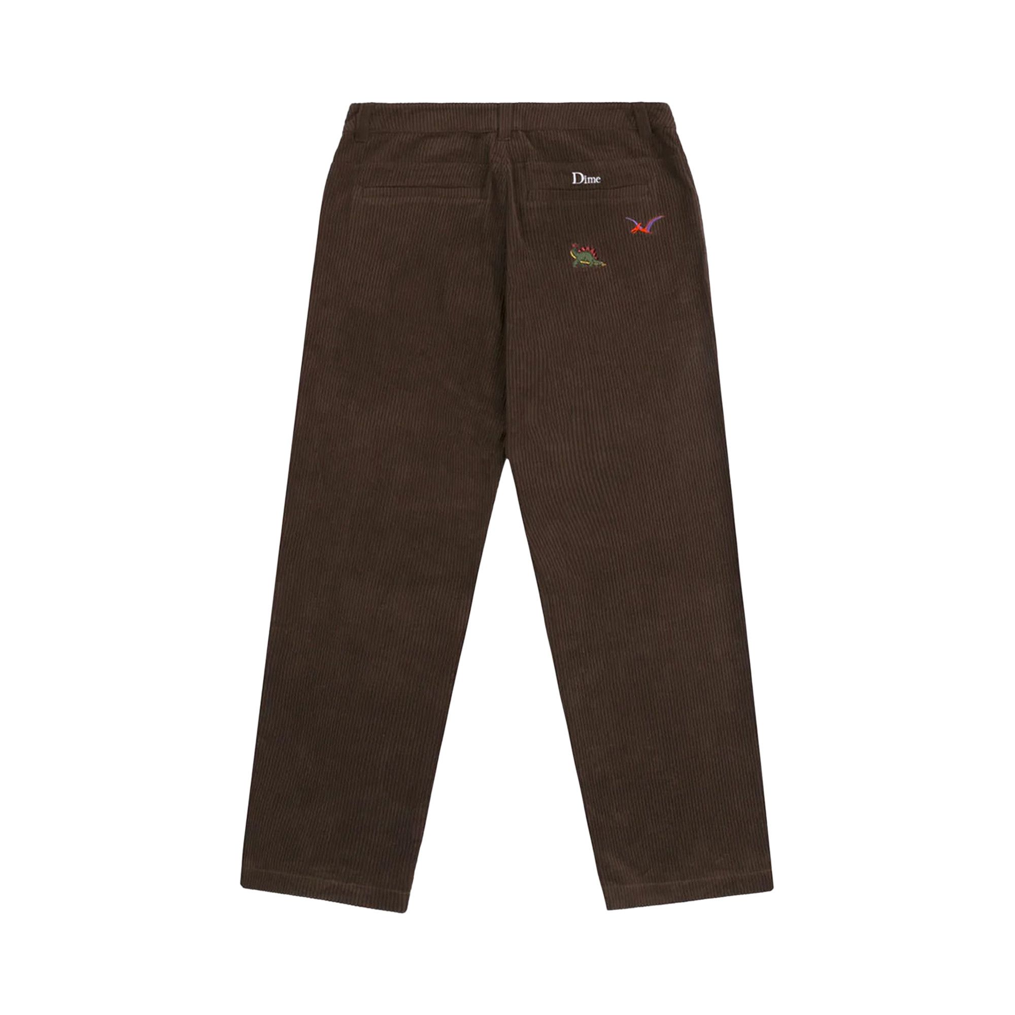 Buy Dime Dino Baggy Corduroy Pants 'Dark Brown' - DIMEF28BRW
