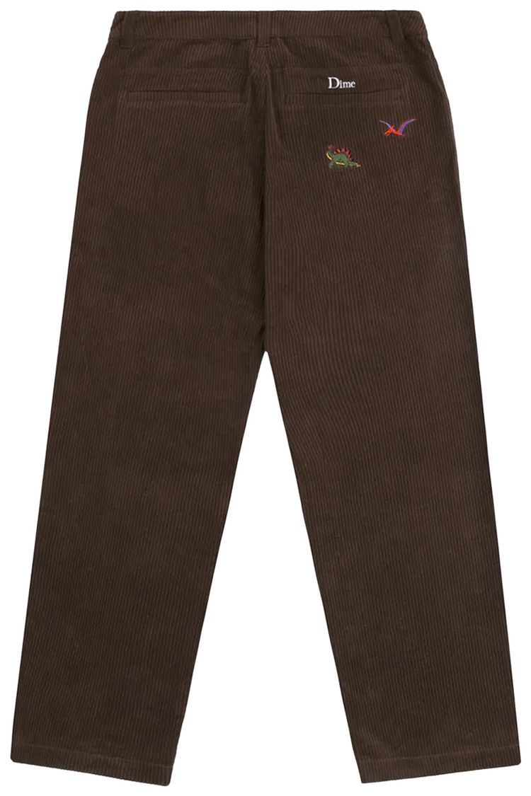 Dime Dino Baggy Corduroy Pants Dark Brown