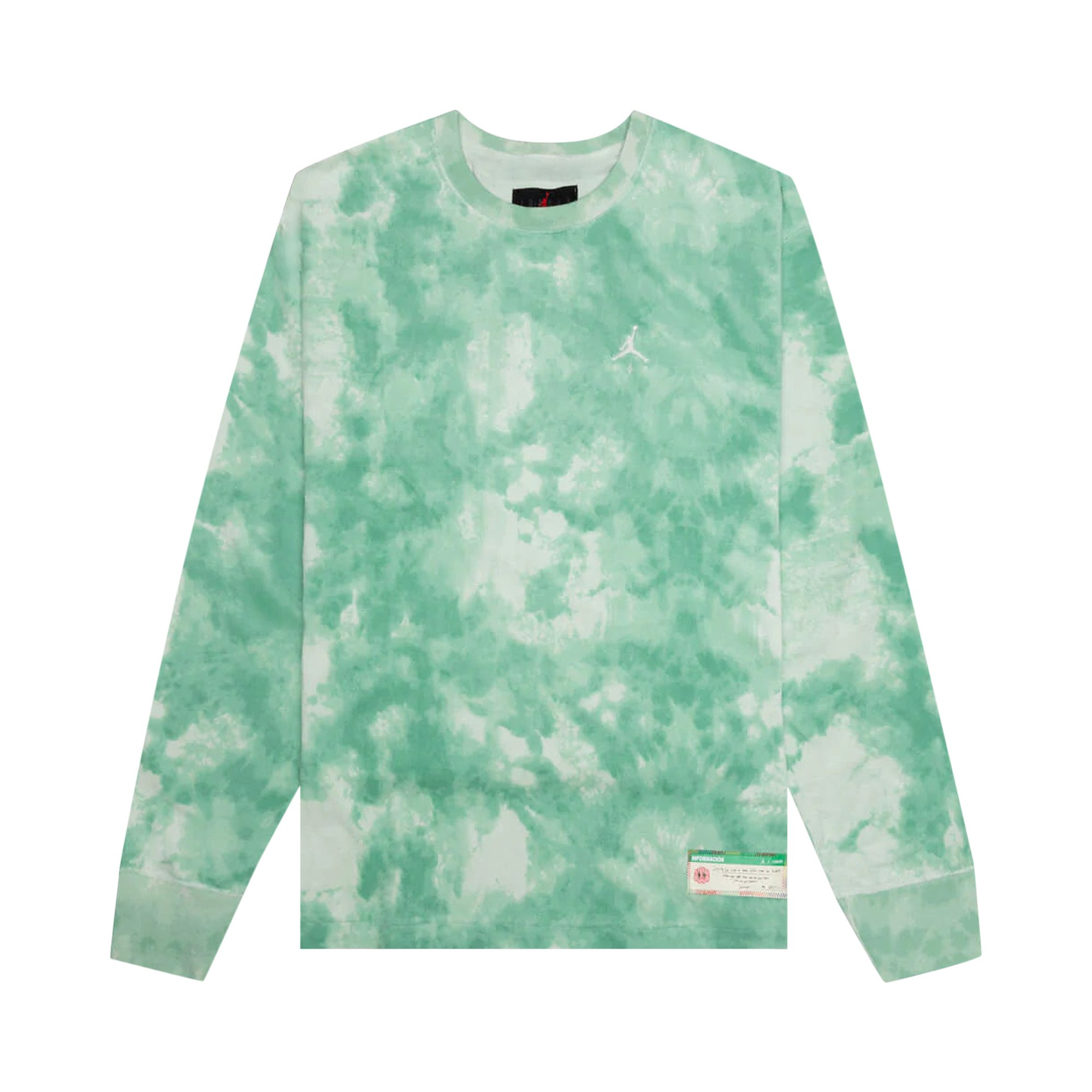 Air Jordan x J Balvin Long-Sleeve Tee 'Jade Aura/Enamel Green'