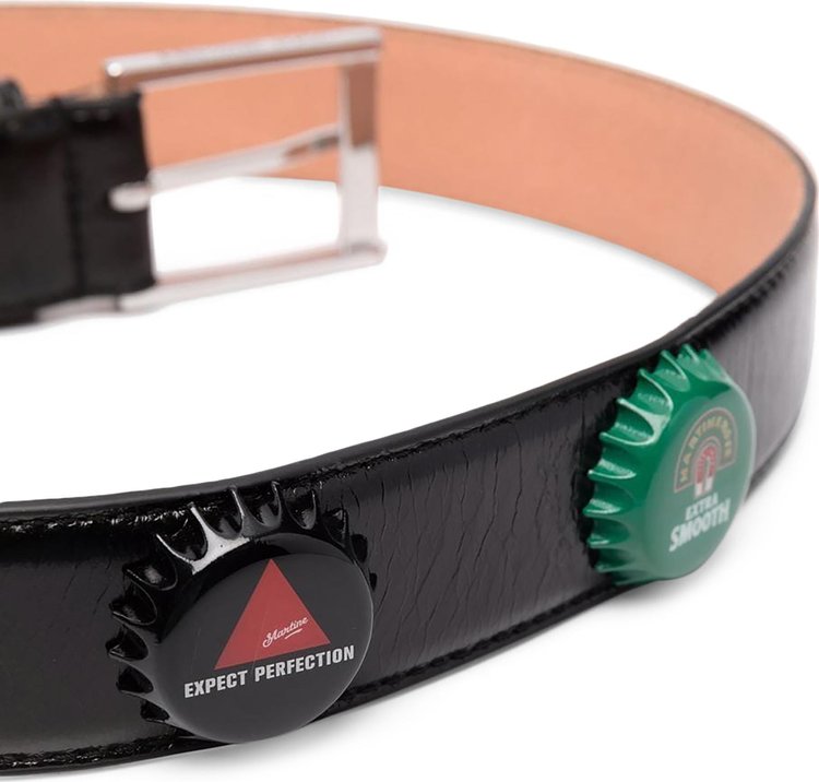 Martine Rose Beercap Belt Black