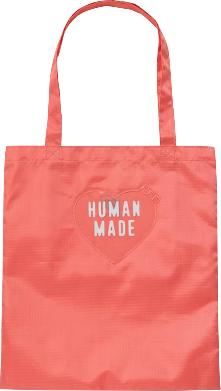 Human Made Nylon Ripstop Heart Tote Bag 'Pink'