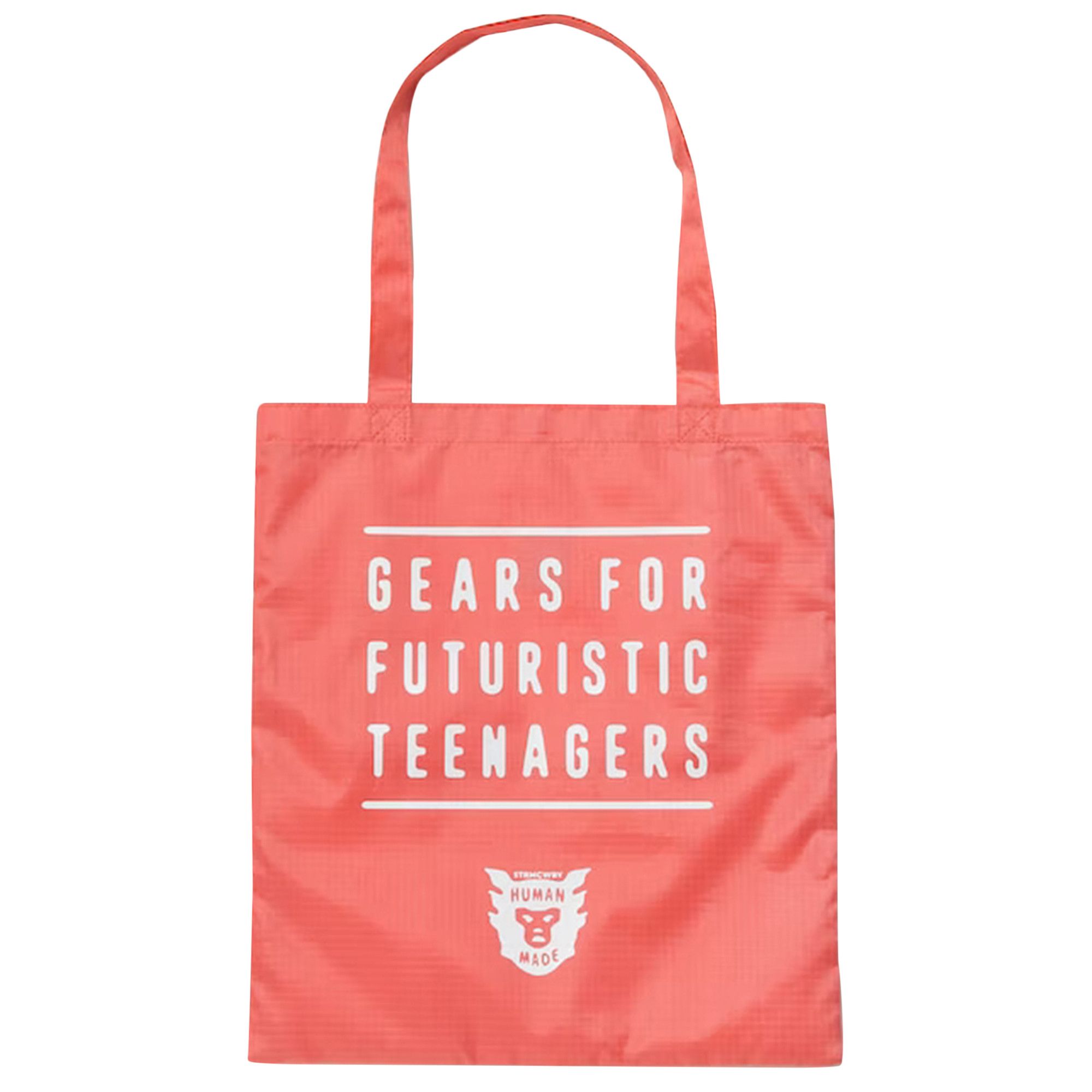 Buy Human Made Nylon Ripstop Heart Tote Bag 'Pink