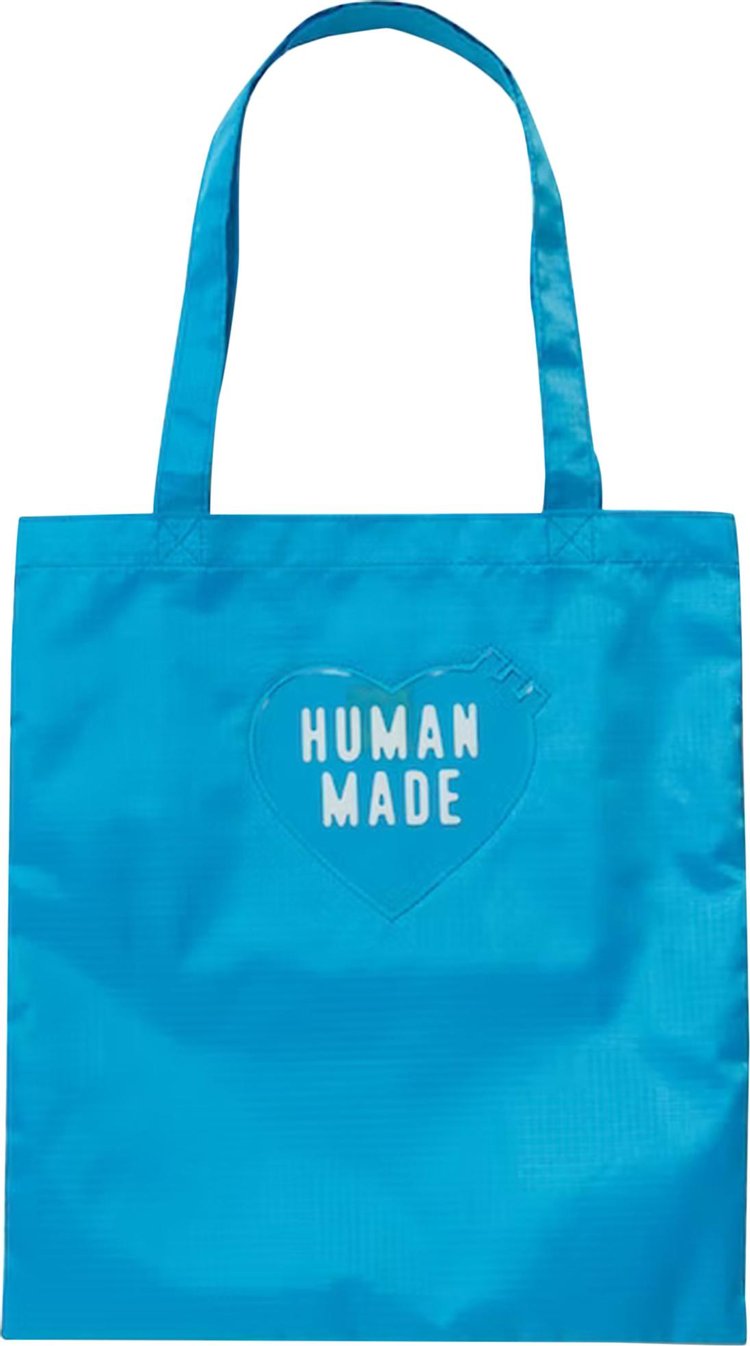 Human Made Nylon Ripstop Heart Tote Bag 'Blue'
