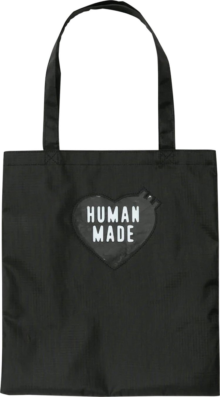 Human Made Nylon Ripstop Heart Tote Bag 'Black'
