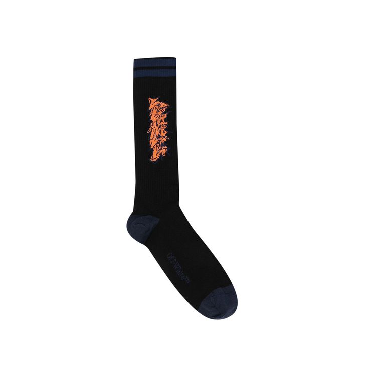 Off White Neen Socks BlackOrange