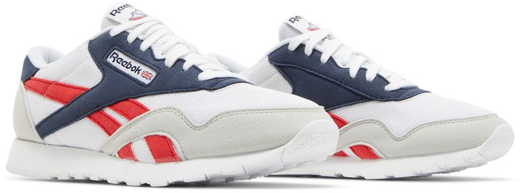 Reebok Classic Nylon White Vector Navy