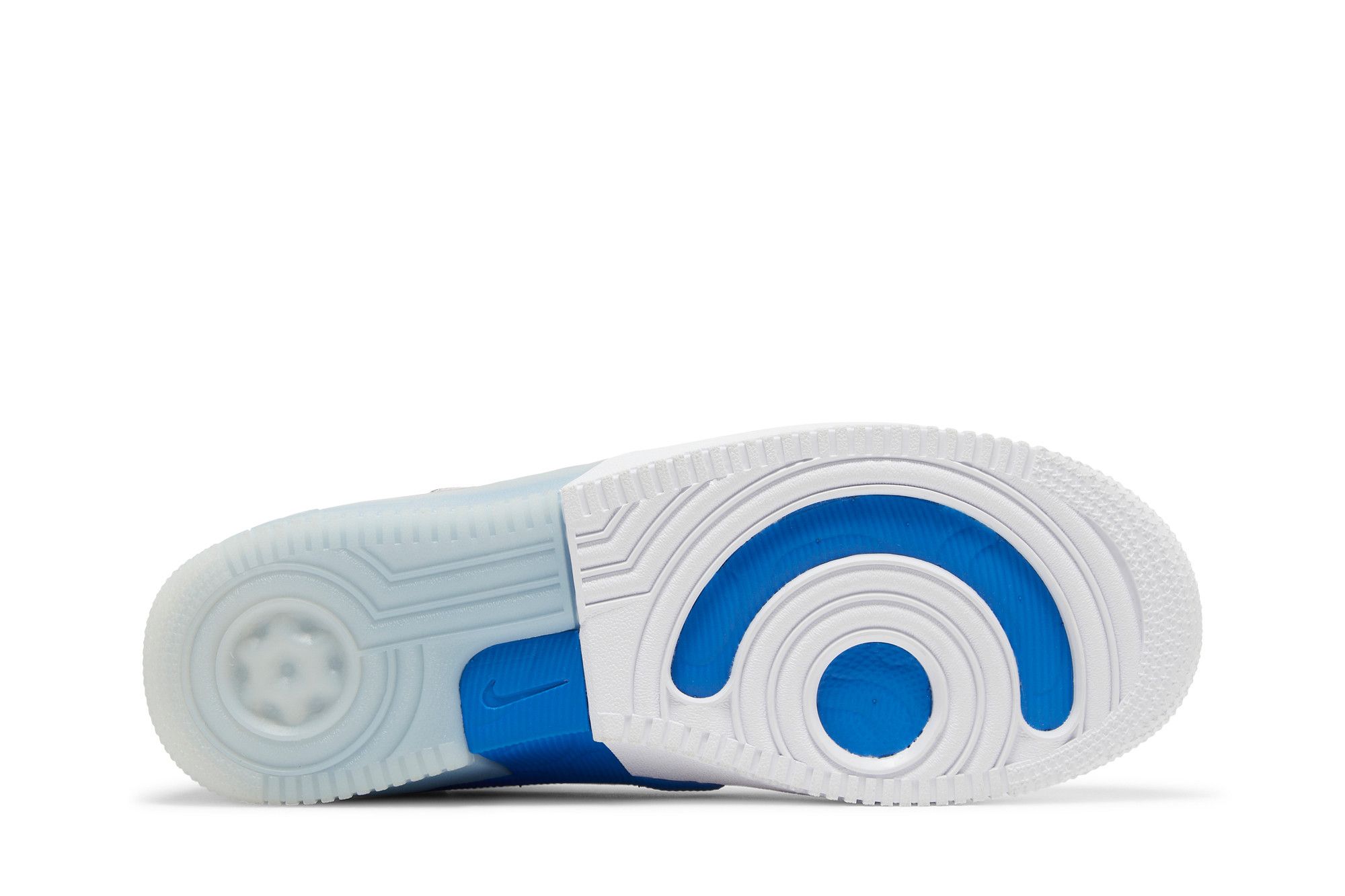 nike air force 1 react blue sole