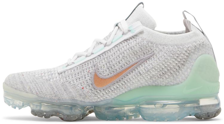 Nike Air VaporMax 2021 Flyknit GS Pure Platinum Mint Foam