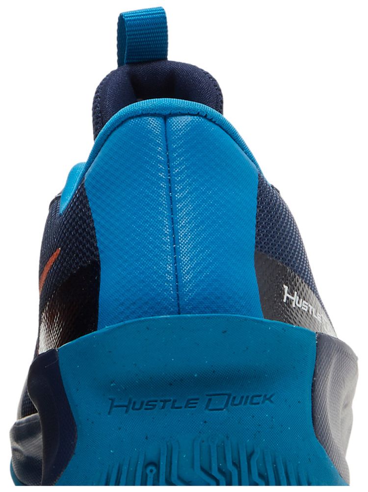 Nike Team Hustle Quick 3 GS Midnight Navy Orange